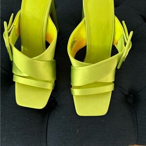 Brand new without box ASOS neon green heels